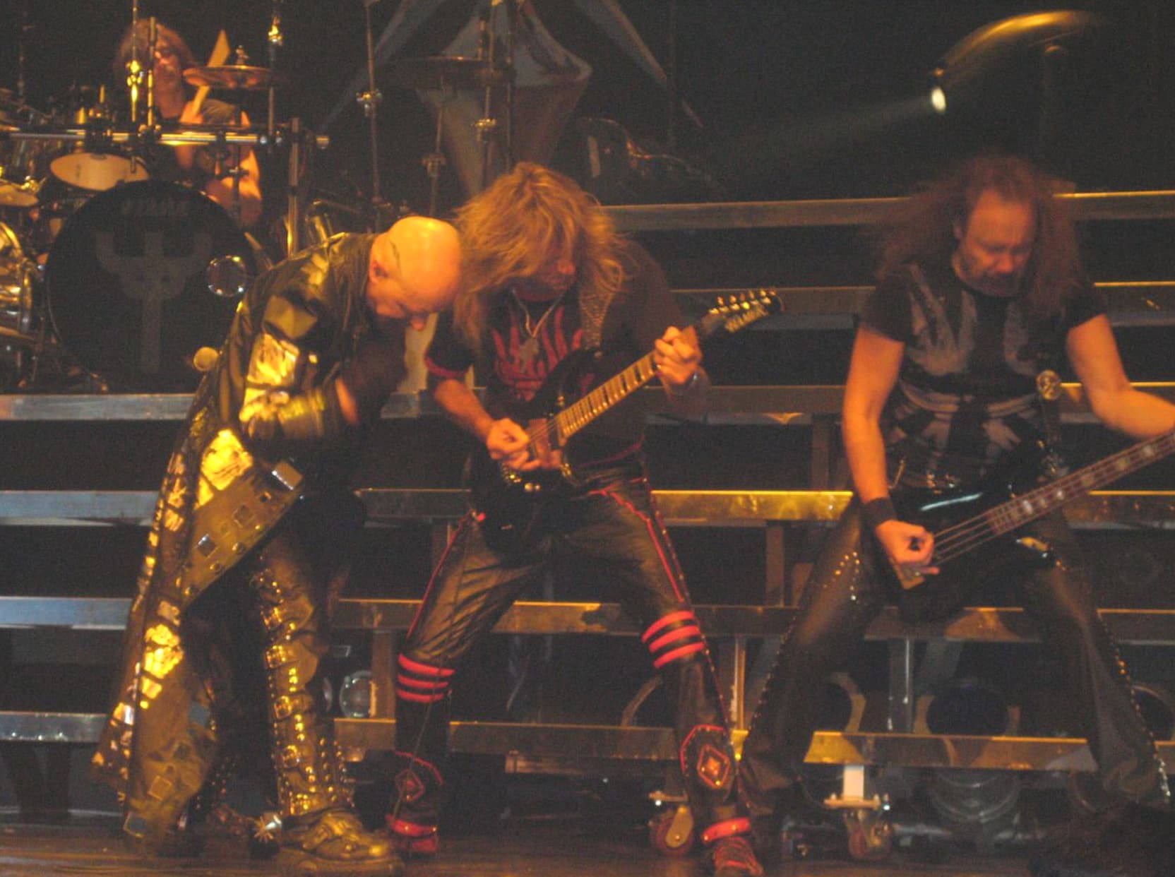 In 1978, Judas Priest frontman Rob Halford hit the stage in a leather outfit, a move that inspired guitarist K.K. Downing to sport studs. They, alongside the rest of their bandmates, brought heavy metal aesthetics into the fashion lexicon. 